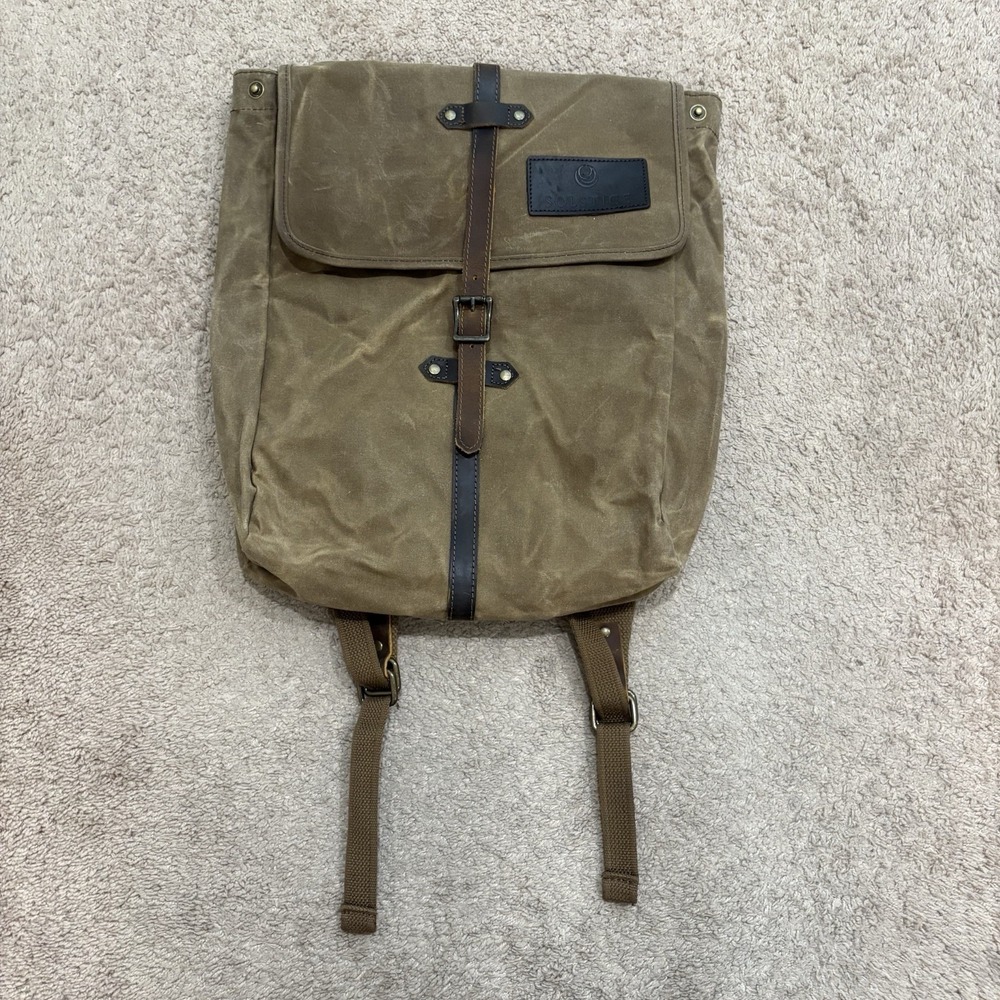 SOLSTICE Oil Waxed Canvas Rucksack Brown Travel Outdoor Bags Backpack
